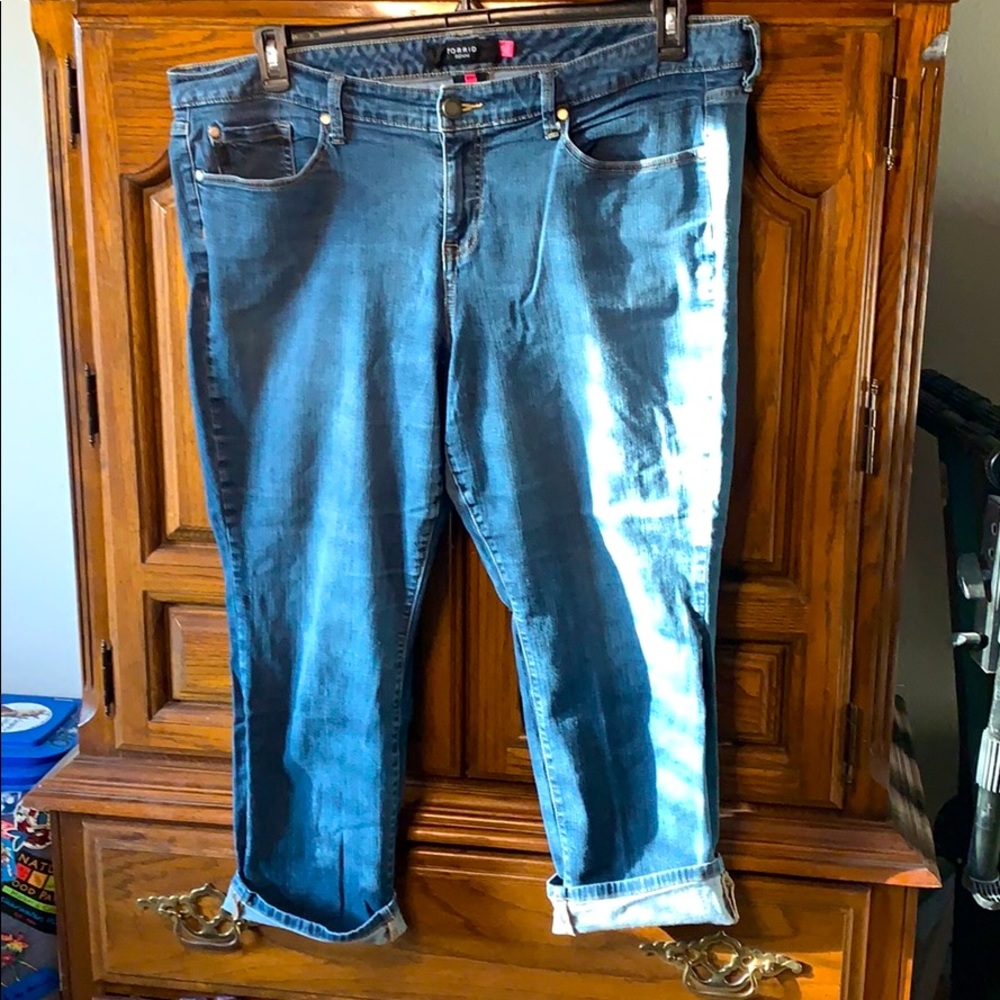 Torrid Denim Cropped Jeans
